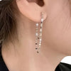 Sterling Silver Double Chain Earrings