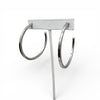 Sterling Silver Large Hoop Earrings