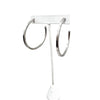 Sterling Silver Large Hoop Earrings