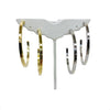 Sterling Silver Large Hoop Earrings