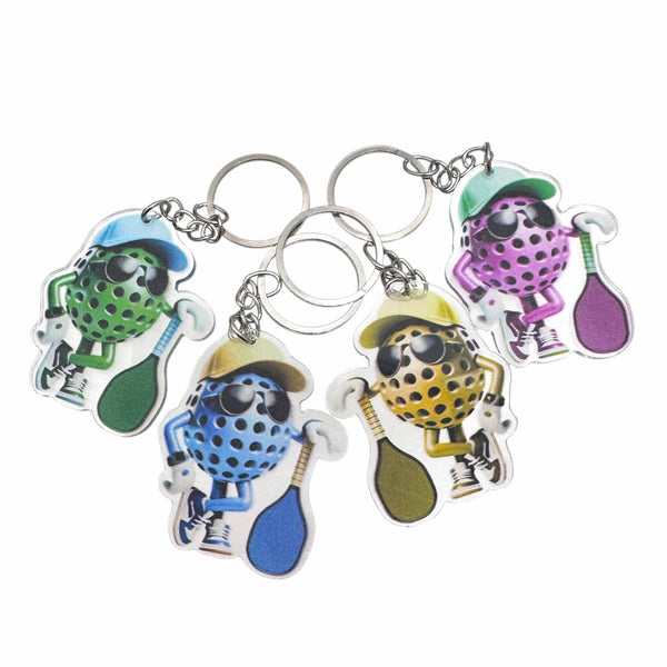 Acrylic “Pickleball People" Keychains