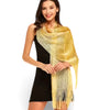 Metallic Fringe Dress Scarf