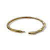 Extra Thin Gold or Silver and Cz Bangle