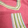 Zaket & Plover Lightweight Colorful V Neck Sweater