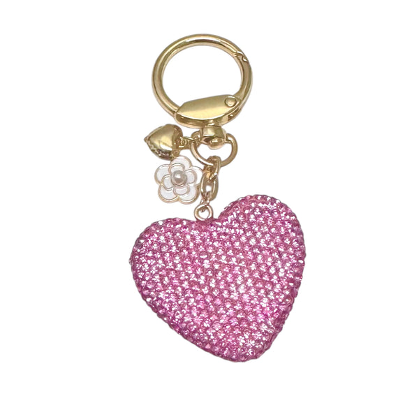 Crystal Heart Keychain