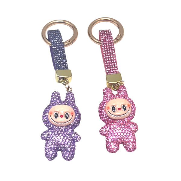 3-Dimensional Crystal Monsters Keychains