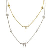 Judaica CZ Station Necklace