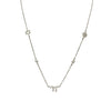 Judaica CZ Station Necklace