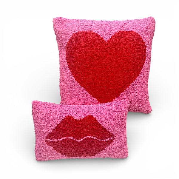 Heart Hooked Pillow
