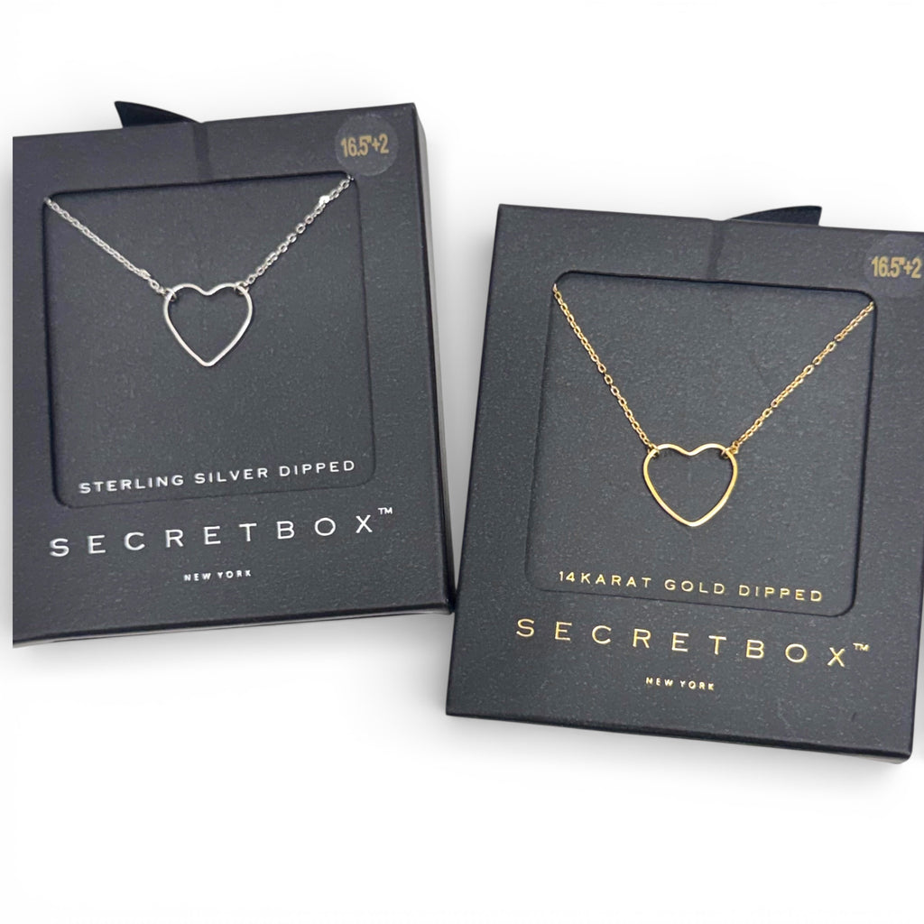 Secrect Box Open Heart Necklace