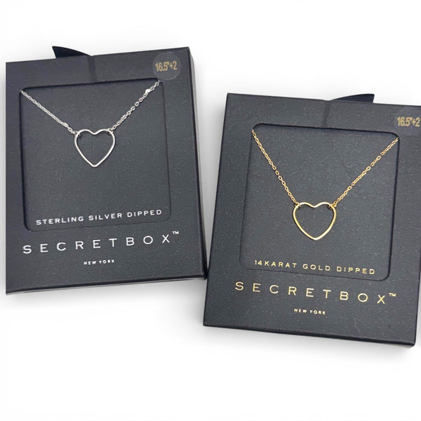 Secrect Box Open Heart Necklace