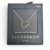 Secrect Box Open Heart Necklace