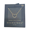 Secrect Box Open Heart Necklace