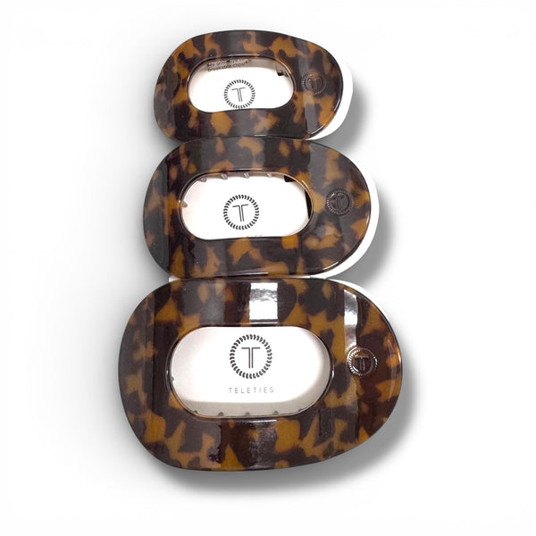 Teleties Round Flat Hair Clips