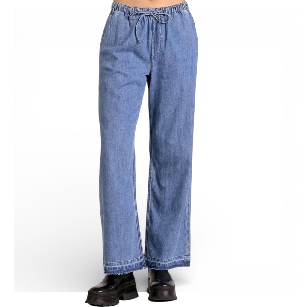 Elan Drawstring Denim Pants