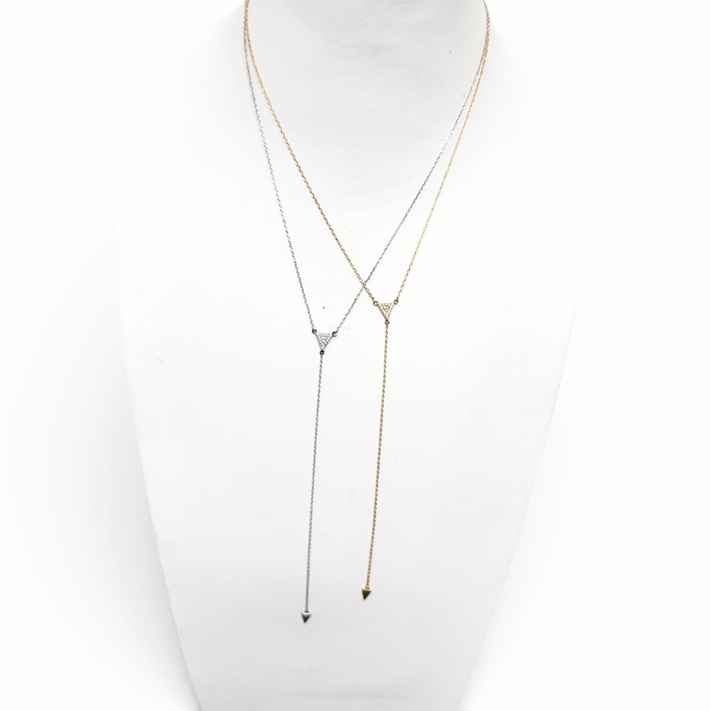 Triangle Y Drop Necklace