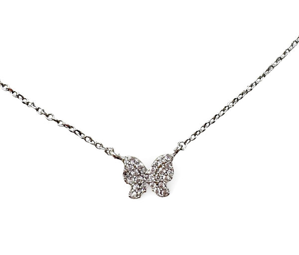 CZ Butterfly Necklace
