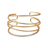 Brushed Gold 5 Row Bracelet