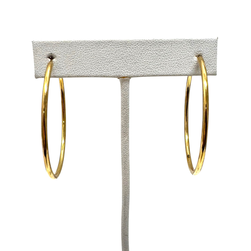 14Kt Gold Hoops