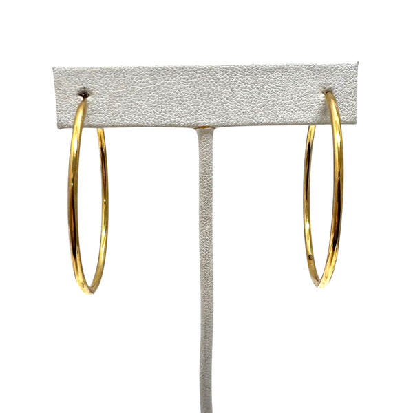 14Kt Gold Hoops