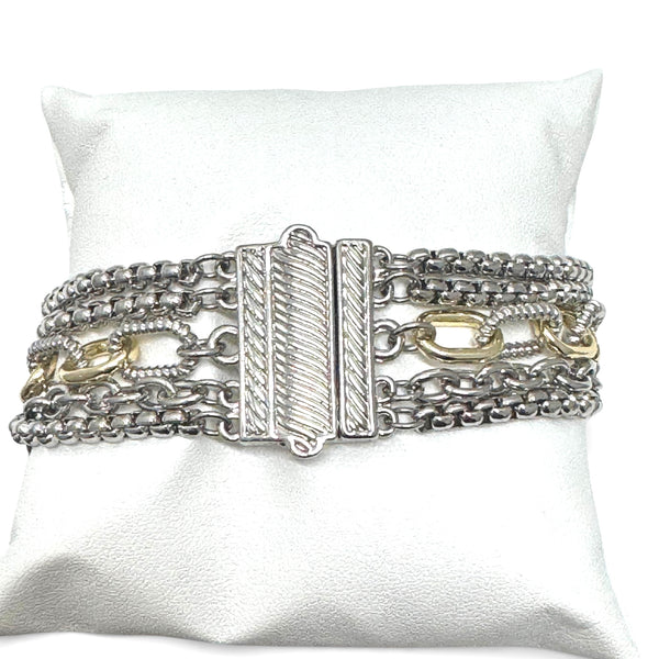 Five Row Magnetic Chain Bracelet