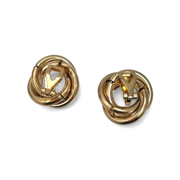 Love Knot Clip-On Earrings
