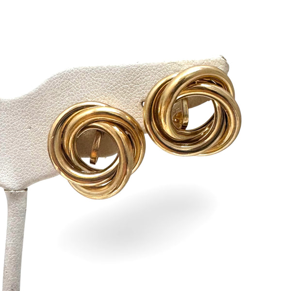 Love Knot Clip-On Earrings