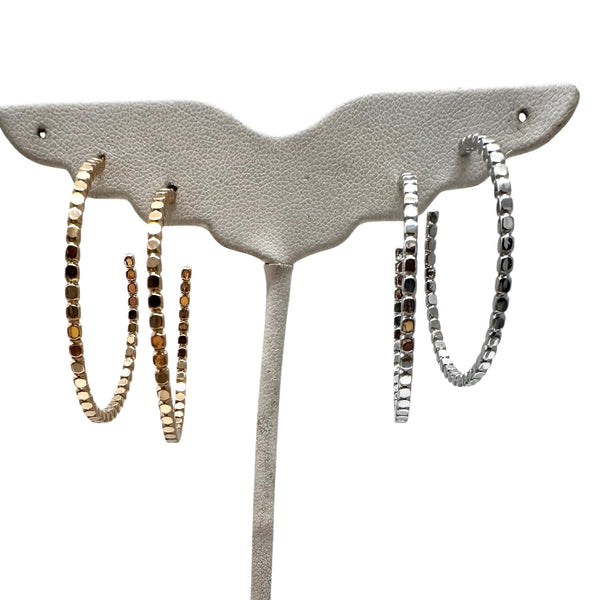 Medium Mini Circle Hoop Earrings