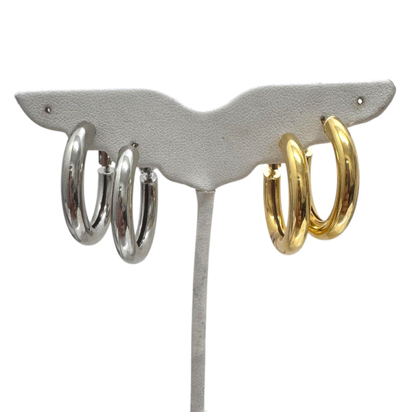 Bold Shiny Hoops