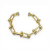 Horse Bit Gold Link Bracelet