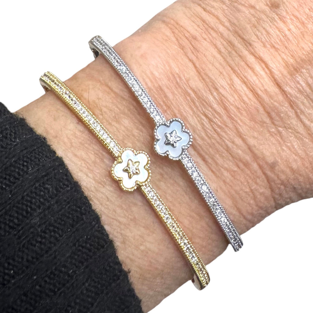 Flower Power Pave Bracelet