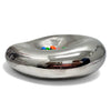 Decorative Chrome Stoneware Bowl