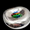 Decorative Chrome Stoneware Bowl