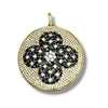 Stunning Pave Clover Charm