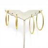 Stunning Brushed Gold Everyday Hoops 1.25” and 2”