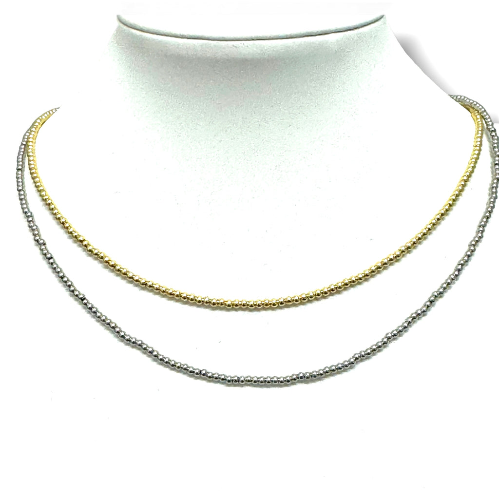 2MM Beaded Necklace