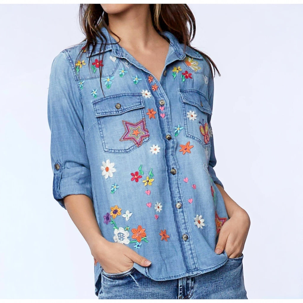 Sketchbook Embroidered Shirt