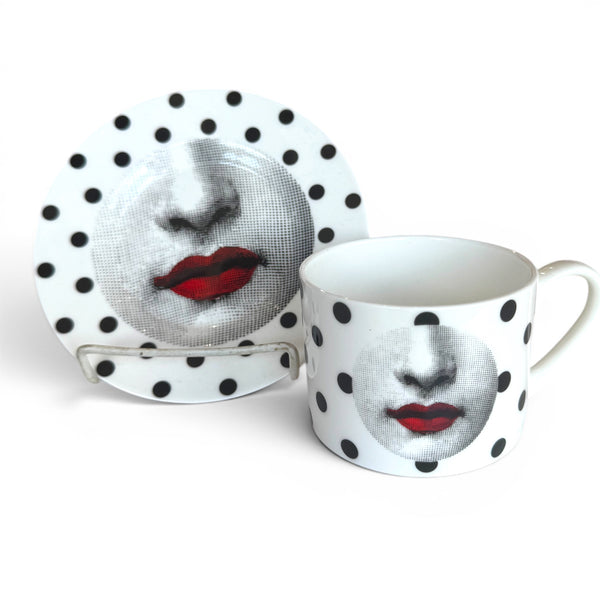 Artist Inspired Cup and Saucers- 50% off this week ONLY