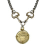 Two-Tone Double Sided Coin Necklace