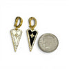 Enamel Elongated Heart Charm