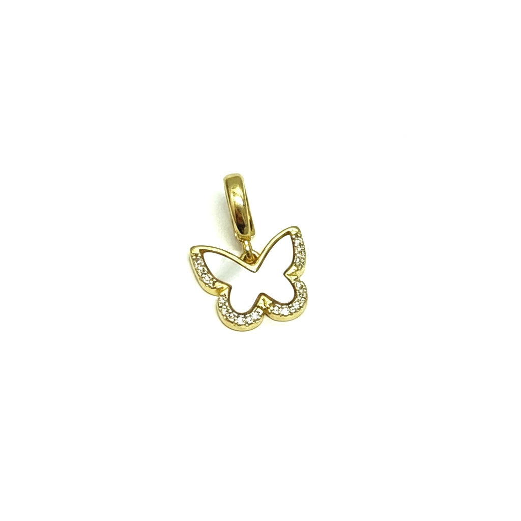 Mother of Pearl Butterfly Charm