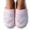 “MOM” Crystal Heart Slippers