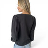 Kira Puff Sleeve V Neck Tee