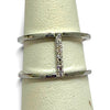 Double Band / Adjustable Vertical Bar Ring