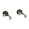 3mm Cz Stud with CZ Stud Jackets