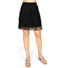 Short Layered Tiered Fringe Skirt