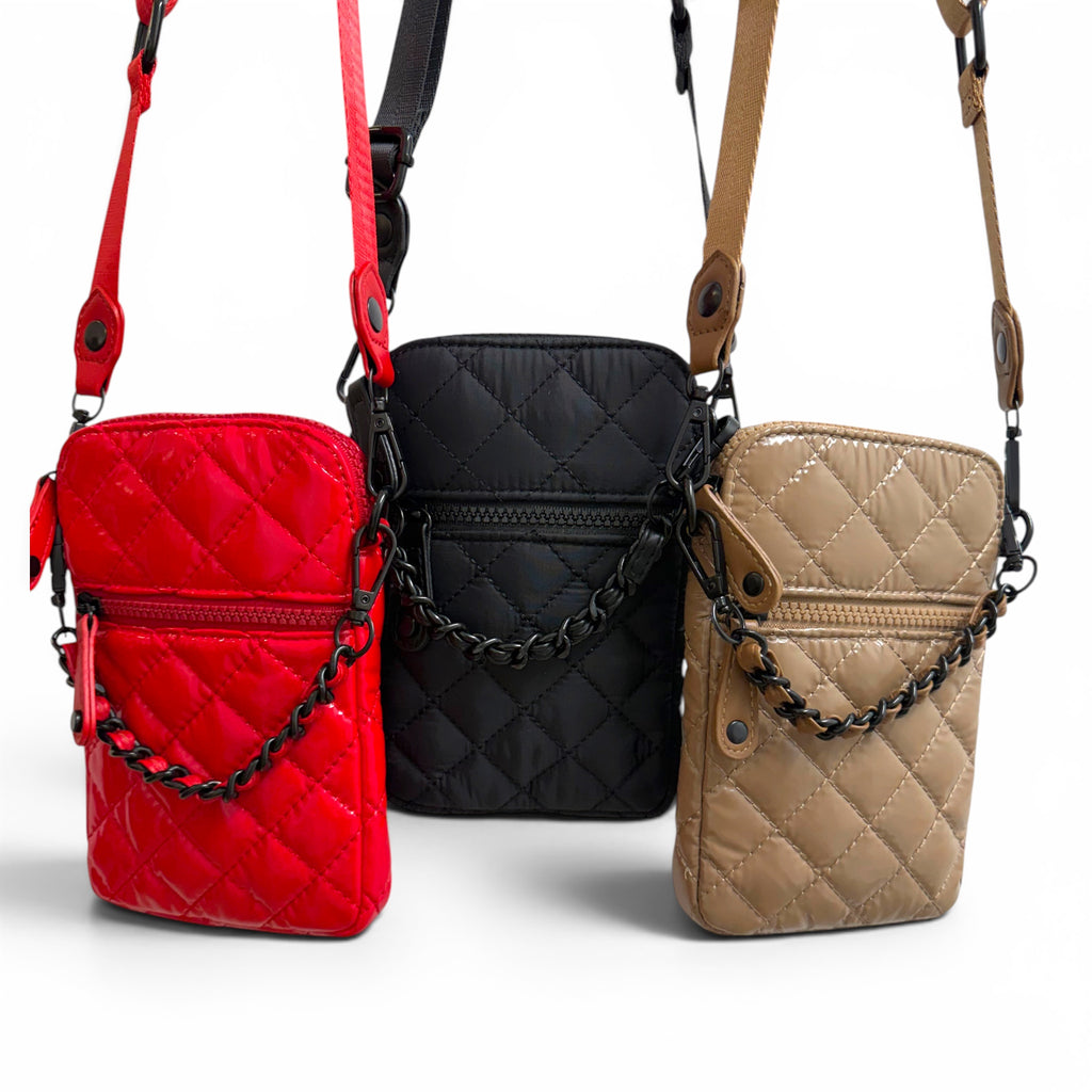 Quilted Crossbody Phone Bags