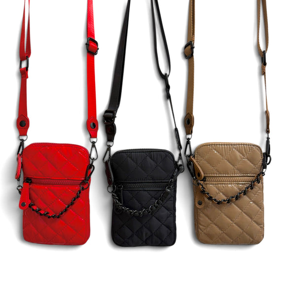 Quilted Crossbody Phone Bags