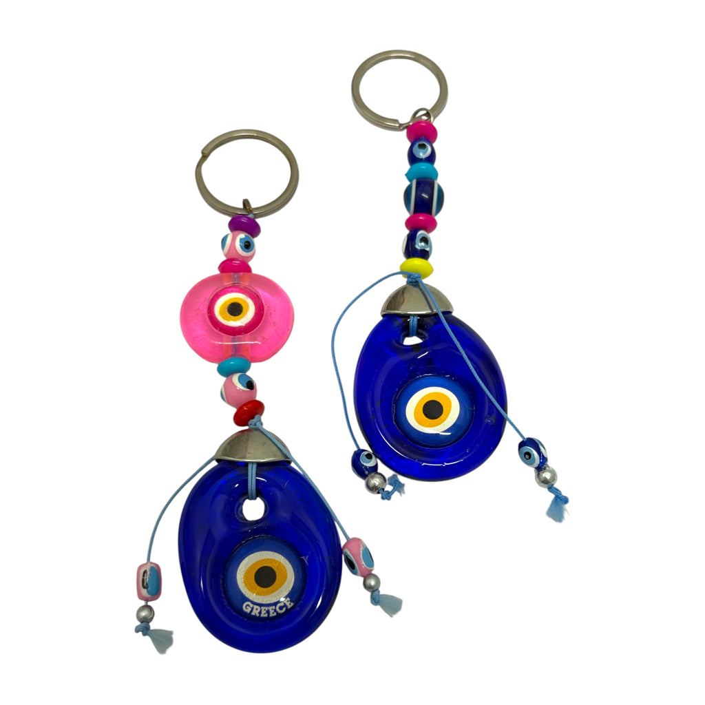 Greek Evil Eye Keychain