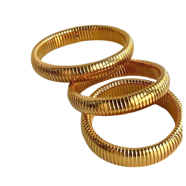 18K Gold Plated Bangle Bracelets